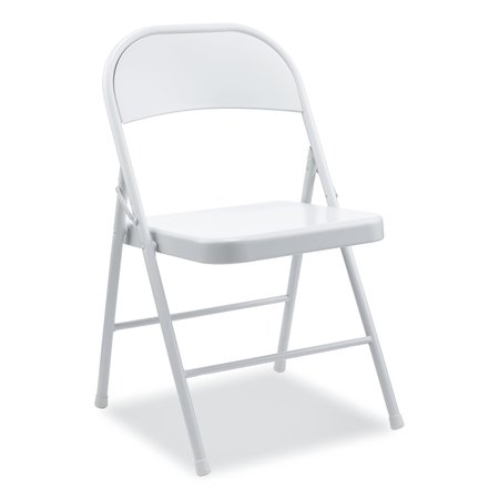 ALERA Armless Steel Folding Chair, Supports Up to 275 lb, Gray, PK4, 4PK ALECA940